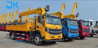 Dongfeng Huashen HV3 6.3-ton 4-rannóg Boom Truck-suite Crane